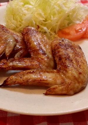 かんたんメチャウマ手羽先焼き♪-レシピのメイン写真