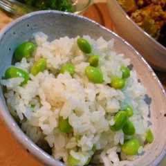 รูปของ 簡単♪枝豆ごはん