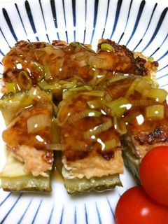 ゴーヤの肉詰め-レシピのメイン写真