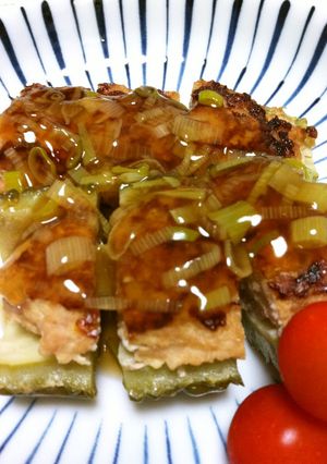 ゴーヤの肉詰め-レシピのメイン写真