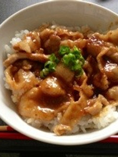 ちょー簡単っ!お手軽豚カルビ丼!-レシピのメイン写真