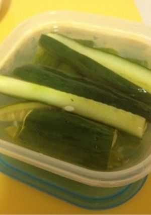 一人暮らしの保存食★きゅうりの甘酢漬け-レシピのメイン写真