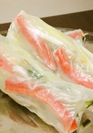☺パーティーにも☆超節約♪簡単生春巻き☺-レシピのメイン写真