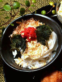*簡単さっぱりコクうま素麺*-レシピのメイン写真