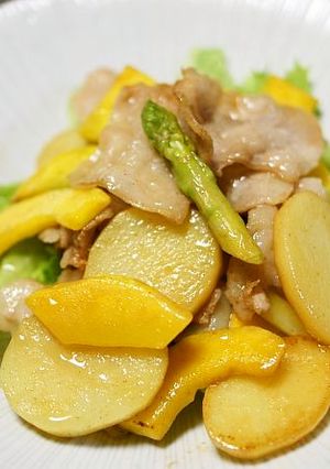 コリンキーと豚バラのバター醤油炒め-レシピのメイン写真