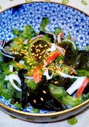 ゴーヤで酢の物♡-レシピのメイン写真