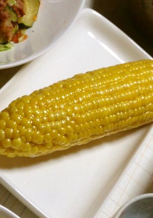 トウモロコシの美味しい熱し方-レシピのメイン写真