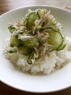 パリパリきゅうりのしらす丼-レシピのメイン写真