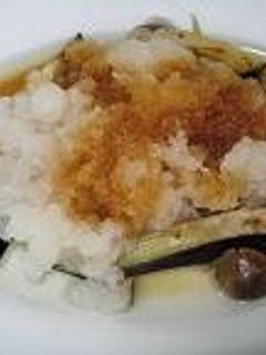 茄子とシメジのおろしポン酢-レシピのメイン写真