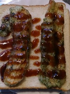 なんかおいしい!ちくわの天ぷらトースト◎-レシピのメイン写真