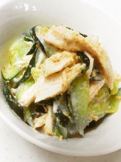 バンバンジー風☆きゅうりと鶏胸肉の和え物-レシピのメイン写真