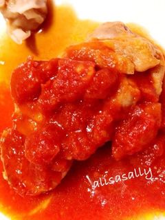☆鶏モモ肉のトマトソース煮込み☆-レシピのメイン写真