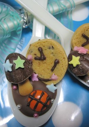 かわいく・簡単に作れるスプーンチョコ-レシピのメイン写真