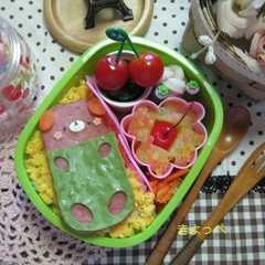 รูปของ スパムワンワン☆キャラ弁