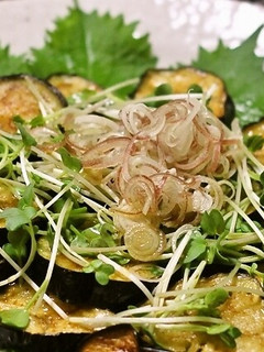 揚げナスのカルパッチョ風サラダ♪-レシピのメイン写真