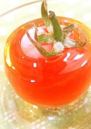 野菜の簡単おやつ♪冷凍ミニトマトゼリー-レシピのメイン写真