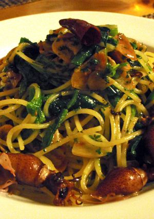 簡単!ホタルイカのペペロンチーノパスタ-レシピのメイン写真