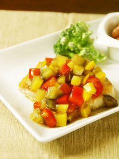 めかじきソテー、夏野菜の和風あんかけ-レシピのメイン写真