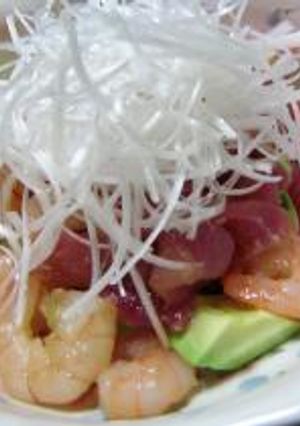 アボカドとマグロのわさび風味サラダ-レシピのメイン写真
