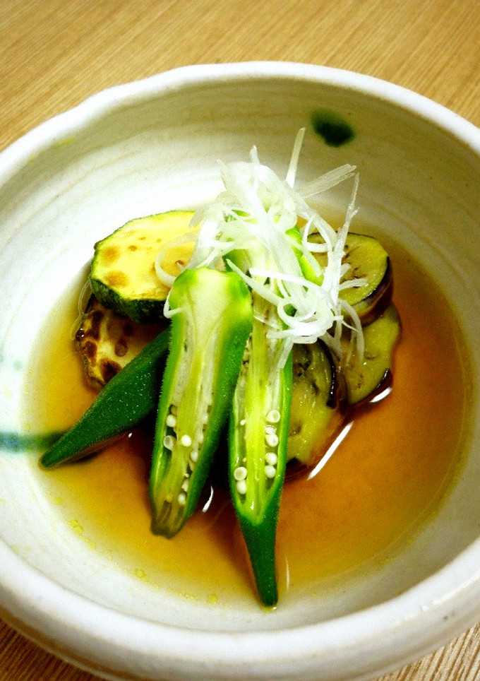 さっぱり！！夏野菜の焼き浸し-レシピのメイン写真