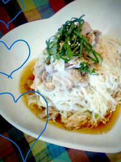 冷しゃぶそうめん-レシピのメイン写真