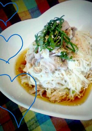 冷しゃぶそうめん-レシピのメイン写真