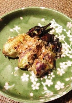 フライパンで出来る！簡単居酒屋の焼きナス-レシピのメイン写真