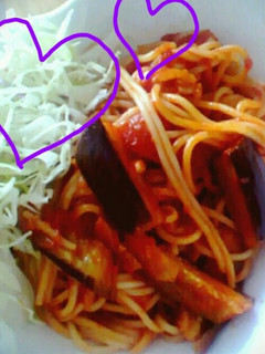 トマトとなすのパスタ-レシピのメイン写真