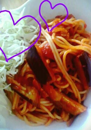 トマトとなすのパスタ-レシピのメイン写真