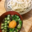 冷やしうどん♪ねばねばつけ麺