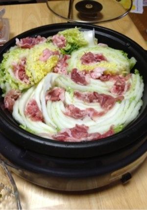 白菜と豚肉のミルフィーユ鍋-レシピのメイン写真