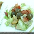 黑Q鱸魚萵苣沙拉.柯媽媽の植物燕窩