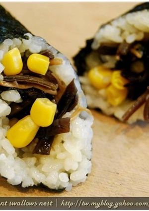黑菇醬玉米飯捲．柯媽媽の植物燕窩-レシピのメイン写真
