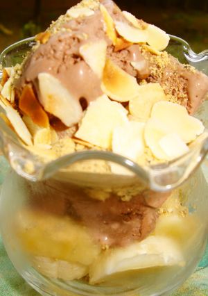 *チョコきなこパフェ*-レシピのメイン写真