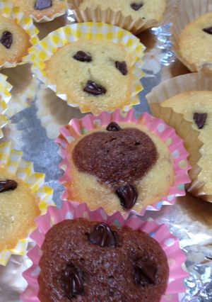 【簡単】バナナカップケーキ(❀╹ω╹❀)-レシピのメイン写真