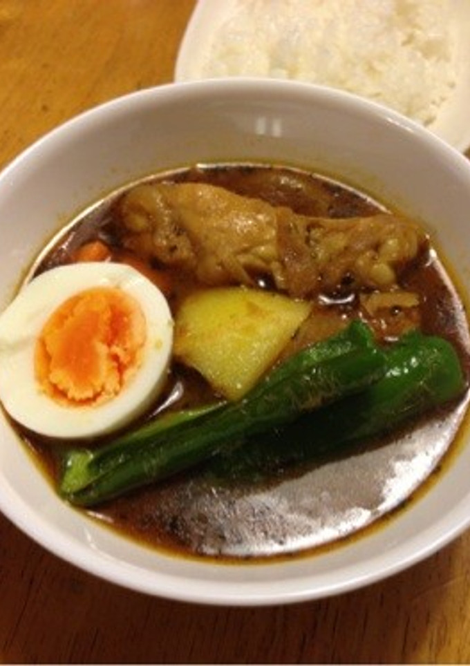 サクッと作れる和風なスープカレー-レシピのメイン写真