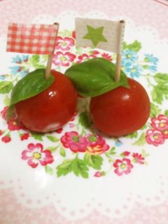 かわいい♪ミニトマト-レシピのメイン写真