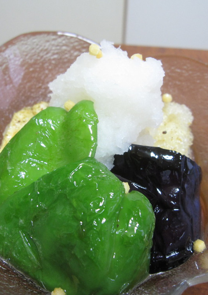 普通の揚げ出し豆腐♪夏野菜も一緒に～♪-レシピのメイン写真