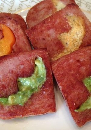 お弁当にSPAM☆簡単3色スパムソテー-レシピのメイン写真