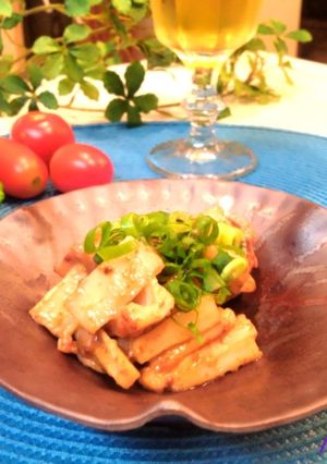 ♪レンコンと塩辛のマヨネーズ炒め♪-レシピのメイン写真