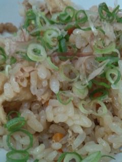 ツナの美味しい炊き込み御飯-レシピのメイン写真