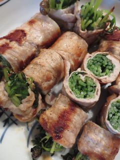 簡単、豆苗の肉巻き-レシピのメイン写真