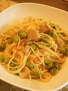 ◆夏!美味しい♡枝豆のペペロンチーノ◆-レシピのメイン写真