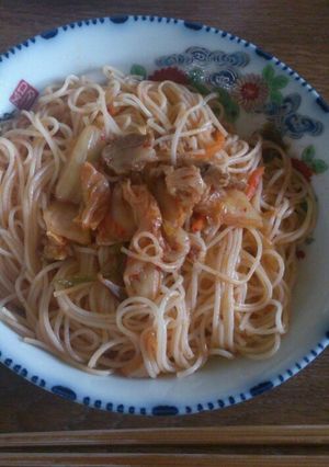 【手抜き】そうめんチャンプル-レシピのメイン写真