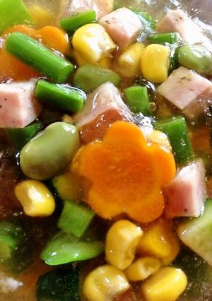 さっぱり！夏野菜の冷製ゼリー寄せ-レシピのメイン写真