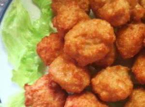 簡単！節約！鶏ひき肉と豆腐のカラアゲくん-レシピのメイン写真