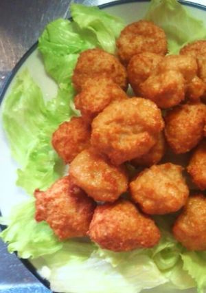 簡単！節約！鶏ひき肉と豆腐のカラアゲくん-レシピのメイン写真