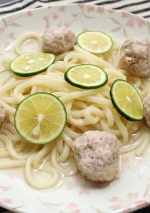 軟骨つくねすだちうどん-レシピのメイン写真