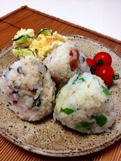 夏にピッタリ! 青じそサッパリおにぎり-レシピのメイン写真