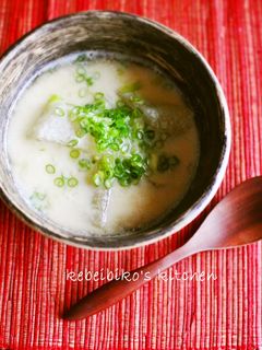 冬瓜の豆乳味噌スープ-レシピのメイン写真